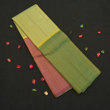 Load image into Gallery viewer, Pastel Mint Green Mubbagam Kanjivaram Handloom Silk Saree - Vivaaha Silks & Sarees