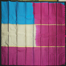 Load image into Gallery viewer, Silver Gray with Dark Shade Mubbagam Combo from Kanjivaram's Exclusive - Vivaaha Silks & Sarees