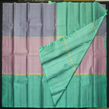 Load image into Gallery viewer, Pastel Lavender Exclisive Kanchipuram Mubbagam Silk Saree - Vivaaha Silks & Sarees