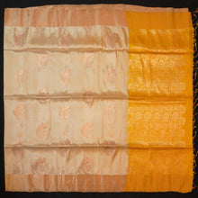 Load image into Gallery viewer, Trendy Beige Color Kanchipuram Soft Silk Saree in Copper Zari - Vivaaha Silks & Sarees
