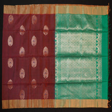 Load image into Gallery viewer, Elegant Cinnamon Brown Kanchipuram Soft Silk Saree - Vivaaha Silks - Vivaaha Silks & Sarees