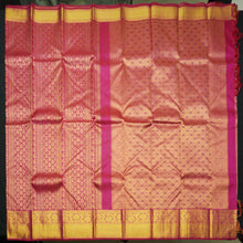 Load image into Gallery viewer, Ruby Pink Kanjivaram Silk Saree with Exclusive Brocade Design - Vivaaha Silks & Sarees