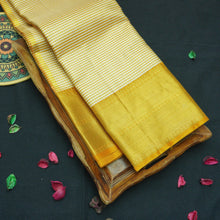 Load image into Gallery viewer, Tissue Bridal Kanchipuram Silk Saree with Korvai Border - Vivaaha Silks & Sarees