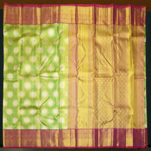 Load image into Gallery viewer, Pista Green Bridal Silk Saree - Exquisite Gold and Silver Zari - Vivaaha Silks & Sarees