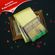 Load image into Gallery viewer, Beige Silk Saree - Handwoven Pure Gold Zari Kanchipuram Silk Saree - Vivaaha Silks & Sarees
