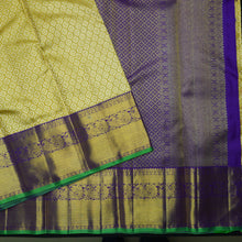 Load image into Gallery viewer, Beige Silk Saree - Handwoven Pure Gold Zari Kanchipuram Silk Saree - Vivaaha Silks & Sarees