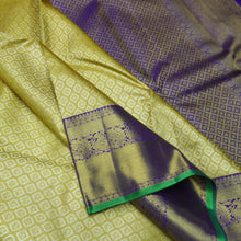 Load image into Gallery viewer, Beige Silk Saree - Handwoven Pure Gold Zari Kanchipuram Silk Saree - Vivaaha Silks & Sarees