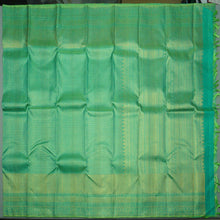Load image into Gallery viewer, Sea Green Brocade Design Gold Zari Bridal Kanchipuram Silk Saree - Vivaaha Silks & Sarees