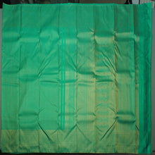 Load image into Gallery viewer, Sea Green Brocade Design Copper Zari Bridal Kanchipuram Silk Saree - Vivaaha Silks & Sarees