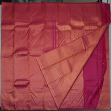 Load image into Gallery viewer, Tomato Red Brocade Design Copper Zari Kanchipuram Silk Saree - Vivaaha Silks & Sarees