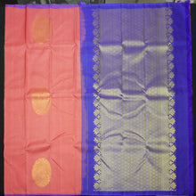 Load image into Gallery viewer, Baby Pink Stylish Borderless Kanchipuram Silk Saree - Vivaaha Silks & Sarees