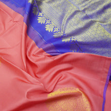 Load image into Gallery viewer, Baby Pink Stylish Borderless Kanchipuram Silk Saree - Vivaaha Silks & Sarees