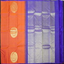 Load image into Gallery viewer, Tomato Red Borderless Pure Kanchipuram Pattu Saree with Fancy Butta - Vivaaha Silks & Sarees