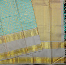Load image into Gallery viewer, Pastel Kanchipuram Silk Saree · Pure Silk Saree · Bridal Silk Saree · Handloom Silk Saree · Traditional South Indian Saree · Wedding Silk Saree · Luxury Silk Saree . Designer Kanchipuram
