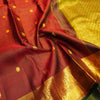 Royal Maroon Vaira Oosi Kattam Kanjivaram Silk Saree