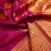 Maroon Pink Turning Border Silk Saree, Fancy Designer Butta