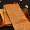 premiumwedding tissue kanchipuram silk saree in Ssoft Peach Colour