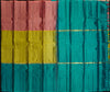 Light Weight Kanchipuram, Mubbagam Saree, Pastel Saree, Office Wear Silk Saree Soft Silk, Soft Peach, Yellow, Rich Teal Mubbagam Kanchipuram Silk Saree