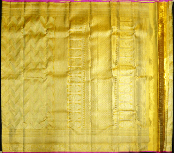 premiumwedding tissue kanchipuram silk saree in eleka green