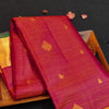 Magenta Pink Vaira Oosi Kanchipuram Wedding Silk Saree