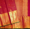 Magenta Pink Vaira Oosi Kanchipuram Wedding Silk Saree