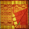 Traditional Chili Red Kanchipuram Silk Saree with Zari Brocade and Meena Work - Vivaaha Silks & Sarees