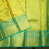 Traditional Lemon Yellow Tissue Kanchipuram Silk Saree with Zari Brocade - Vivaaha Silks & Sarees