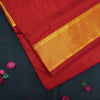 Timeless Elegance in Crimson Red 9-Yard Kanchipuram Silk Saree - Vivaaha Silks & Sarees