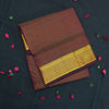 Traditional Brown 9-Yard Kanchipuram Silk Saree - Vivaaha Silks - Vivaaha Silks & Sarees