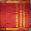 Timeless Elegance in Crimson Red 9-Yard Kanchipuram Silk Saree - Vivaaha Silks & Sarees