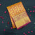 Traditional Pumpkin Orange Kanchipuram Silk Saree with Zari Chakaram Brocade and Magenta Korvai Border - Vivaaha Silks & Sarees