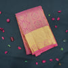 Peach Pink Bridal Kanchipuram Silk Saree with Bavanji Mango Border - Vivaaha Silks & Sarees