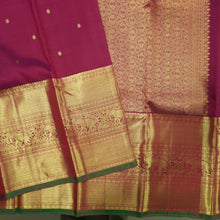 Load image into Gallery viewer, Araku Red Handloom Silk Saree with Traditional Border Design

