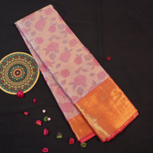 Load image into Gallery viewer, Digital Floral Design Kanchipuram Silk Saree
