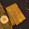Fenugreek Bridal Kanchipuram Silk Saree with Zari Brocade & Traditional Design - Vivaaha Silks & Sarees