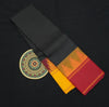 Black Kanchipuram Silk Saree with Ganga Jamuna Temple Border - Vivaaha Silks & Sarees