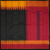 Black Kanchipuram Silk Saree with Ganga Jamuna Temple Border - Vivaaha Silks & Sarees