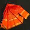 Chili Red Vaira Oosi Vintage Kanchipuram Silk Saree