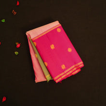 Load image into Gallery viewer, Onion Pink Mubbagam Kanchipuram Silk Saree
