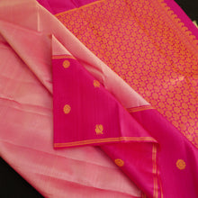 Load image into Gallery viewer, Onion Pink Mubbagam Kanchipuram Silk Saree
