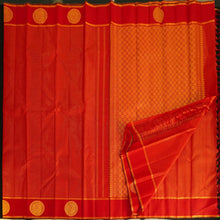 Load image into Gallery viewer, Chilli Red Vintage Kanchipuram Silk Saree
