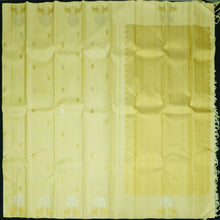 Load image into Gallery viewer, Ivory Kanchipuram Silk Saree
