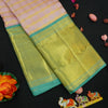 Pastel Pink Kanchipuram Silk Saree · Pure Silk Saree · Bridal Silk Saree · Handloom Silk Saree · Traditional South Indian Saree · Wedding Silk Saree · Luxury Silk Saree . Designer Kanchipuram