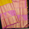 Yellow Kanchipuram Silk Saree · Pure Silk Saree · Bridal Silk Saree · Handloom Silk Saree · Traditional South Indian Saree · Wedding Silk Saree · Luxury Silk Saree . Designer Kanchipuram