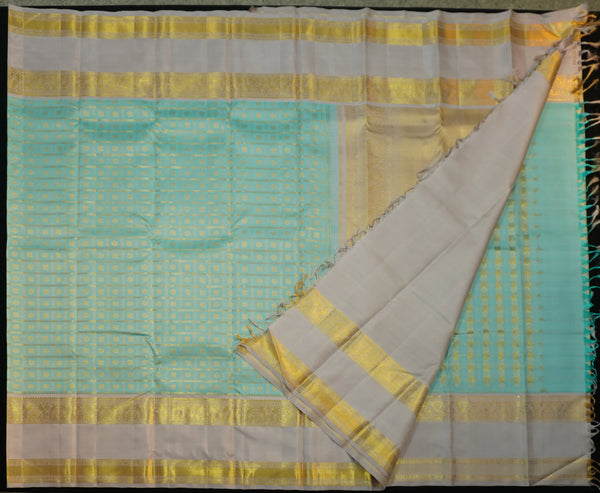 Pastel Kanchipuram Silk Saree · Pure Silk Saree · Bridal Silk Saree · Handloom Silk Saree · Traditional South Indian Saree · Wedding Silk Saree · Luxury Silk Saree . Designer Kanchipuram