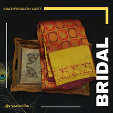 Load image into Gallery viewer, Thousand Butta Bridal Kancheepuram Silk Saree 
