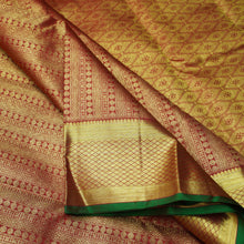 Load image into Gallery viewer, Maroon Kanchipuram Bridal Silk Saree

