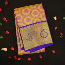 Load image into Gallery viewer, Pink with Full Gold Tissue Kanjivaram Silk Saree 
