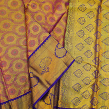 Load image into Gallery viewer, Pink with Full Gold Tissue Kanjivaram Silk Saree 
