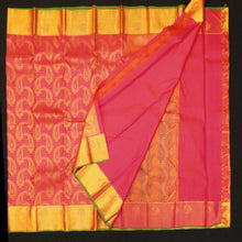 Load image into Gallery viewer, Stunning Hot pink Kanchipuram Bridal Silk Saree 
